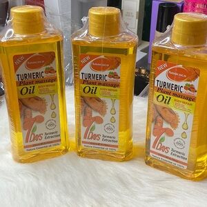 Turmeric Plant Massage Oil - Yellow bundle of 3